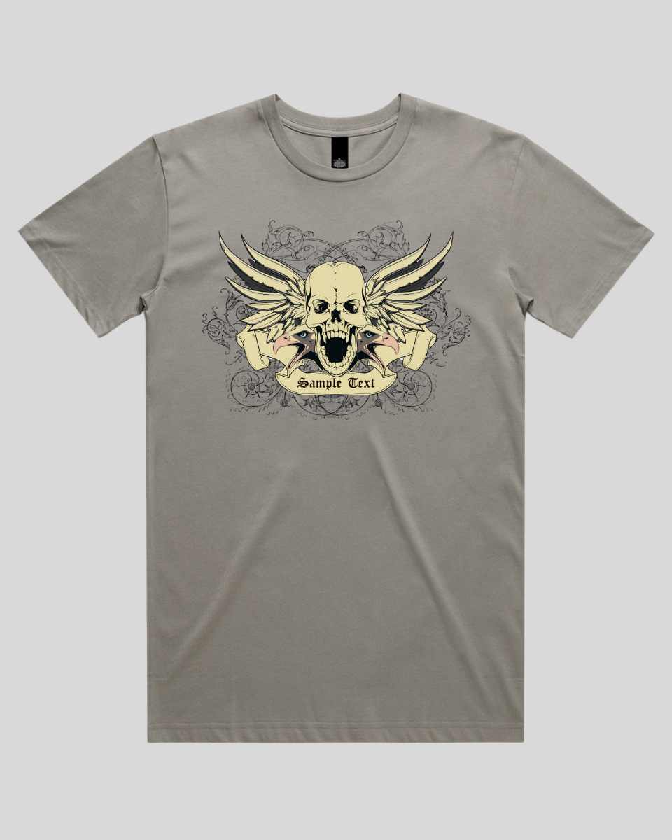 Wings of Vengeance Skull Men's T-Shirt