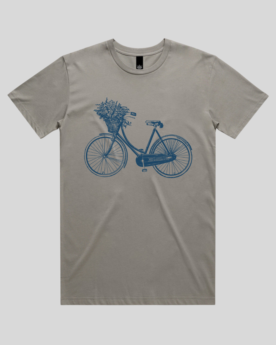 Bike-with-Flowers 2 Men's T-Shirt