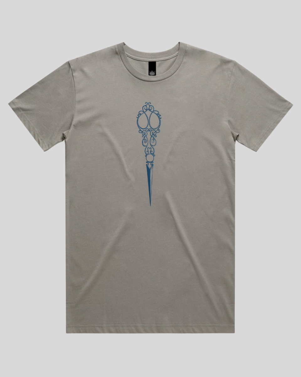 Victorian Scrollwork Scissors Men's T-Shirt