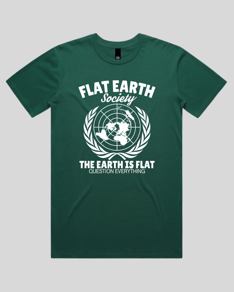 Flat Earth Society Men's T-Shirt