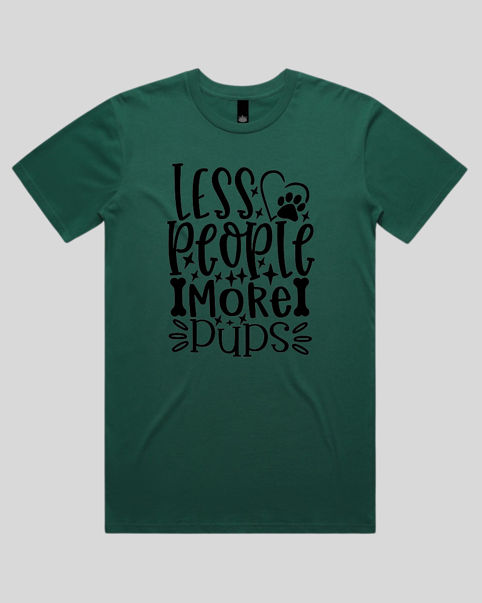 Less People More Pups Men's T-Shirt