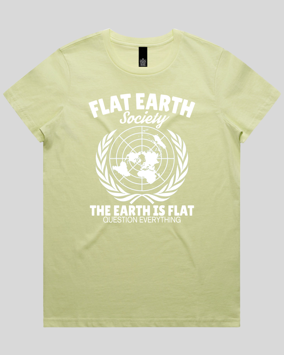 Flat Earth Society Women's T-Shirt