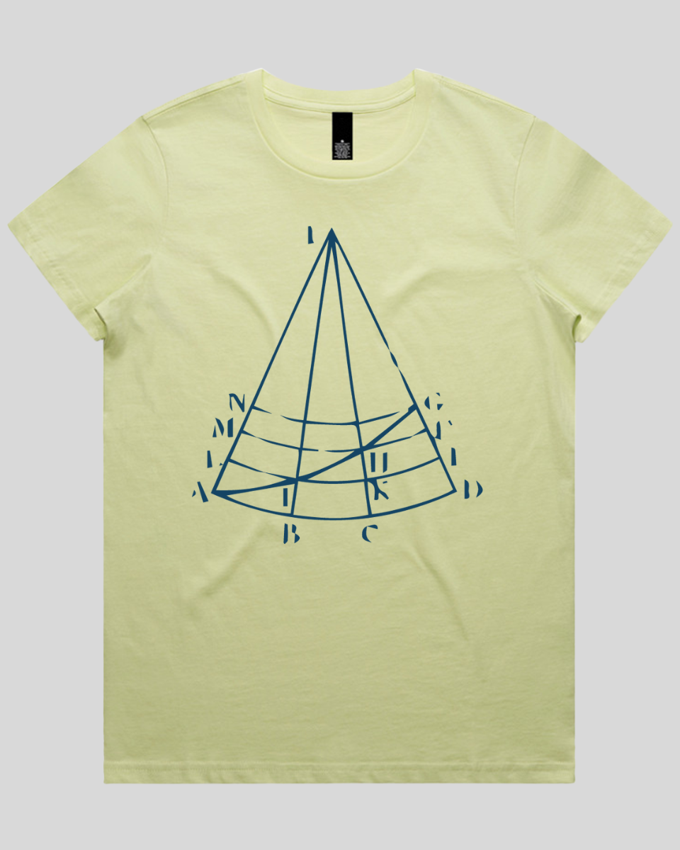 Mathematical Cone Ruler Women's T-Shirt