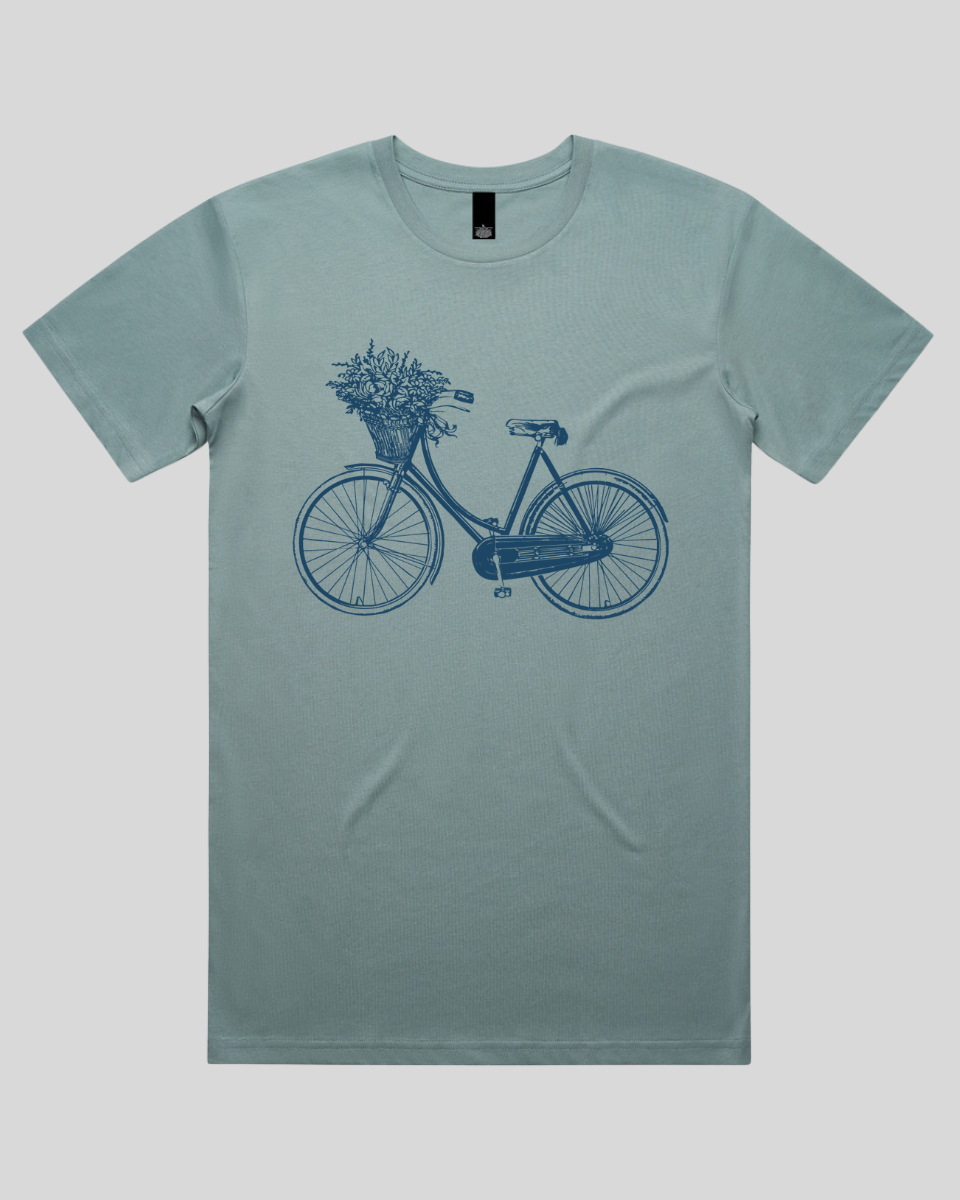 Bike-with-Flowers 2 Men's T-Shirt