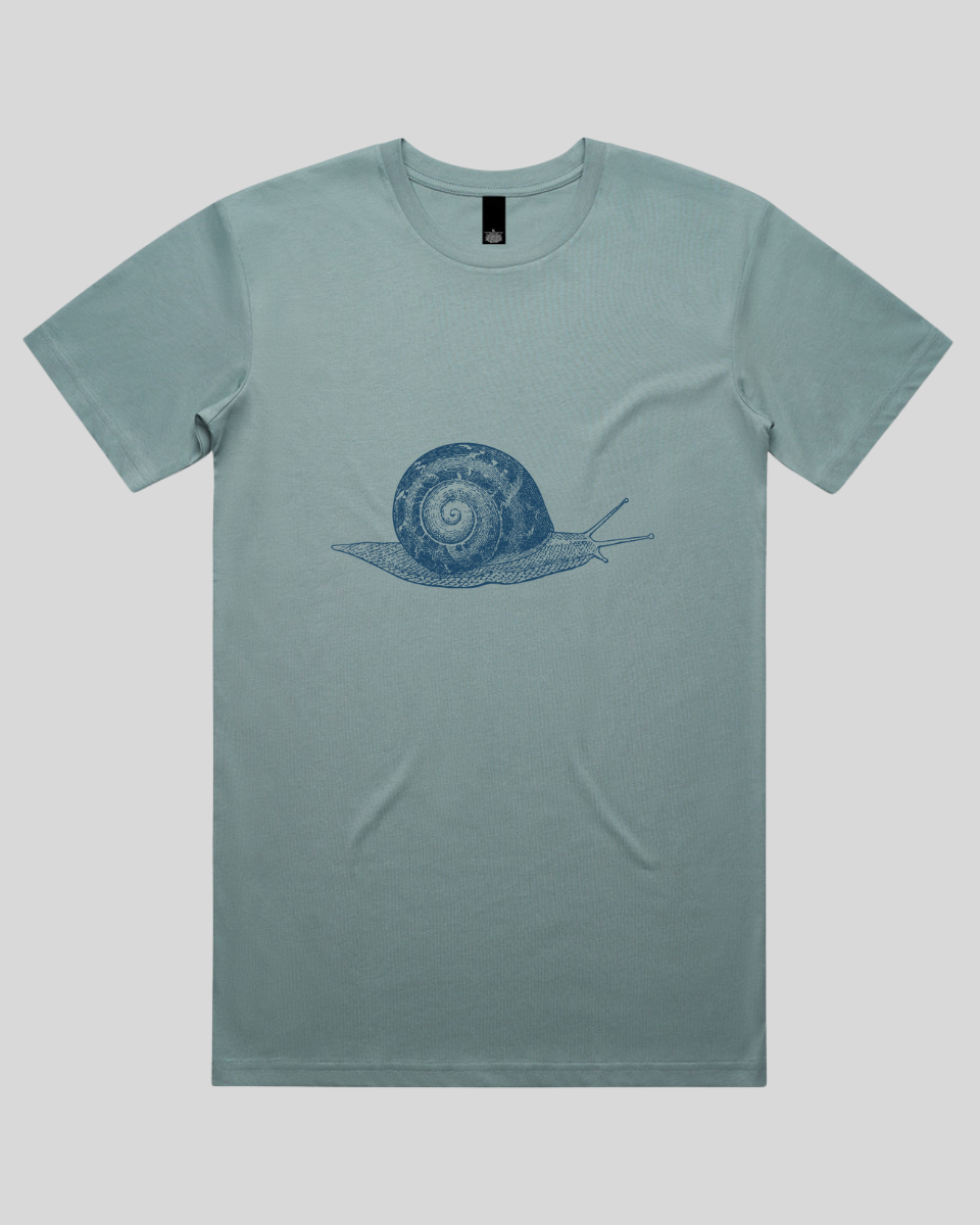 Spiral Snail Crawl Men's T-Shirt