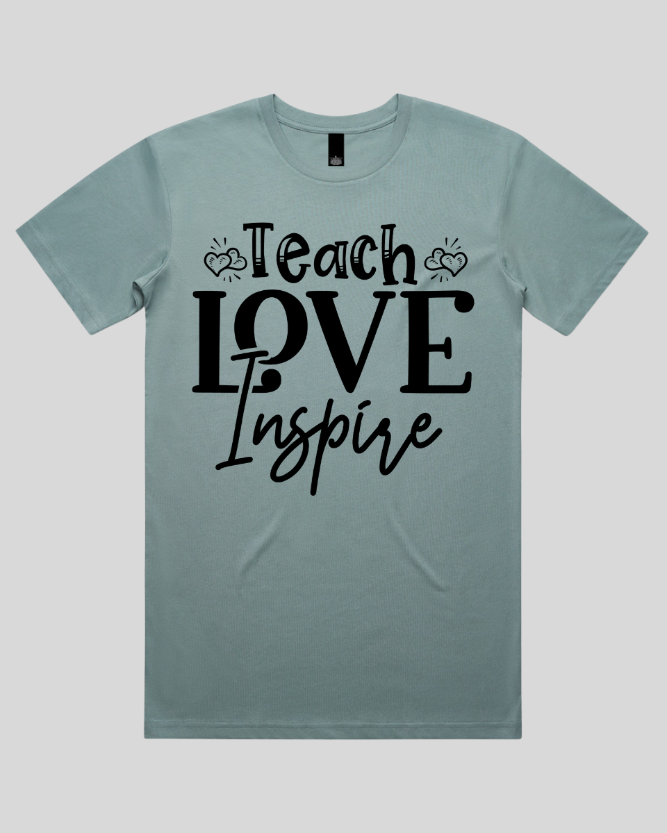 Teach love inspire  Men's T-Shirt
