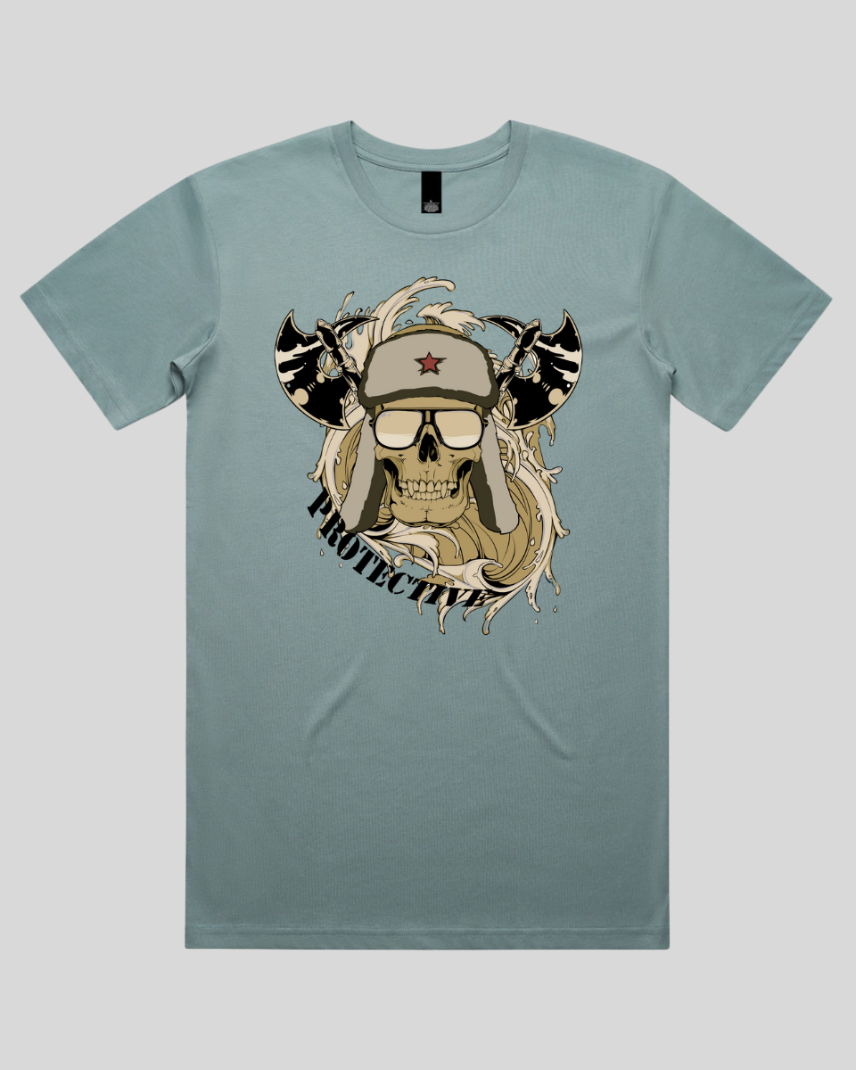 Proactive War Skull Men's T-Shirt