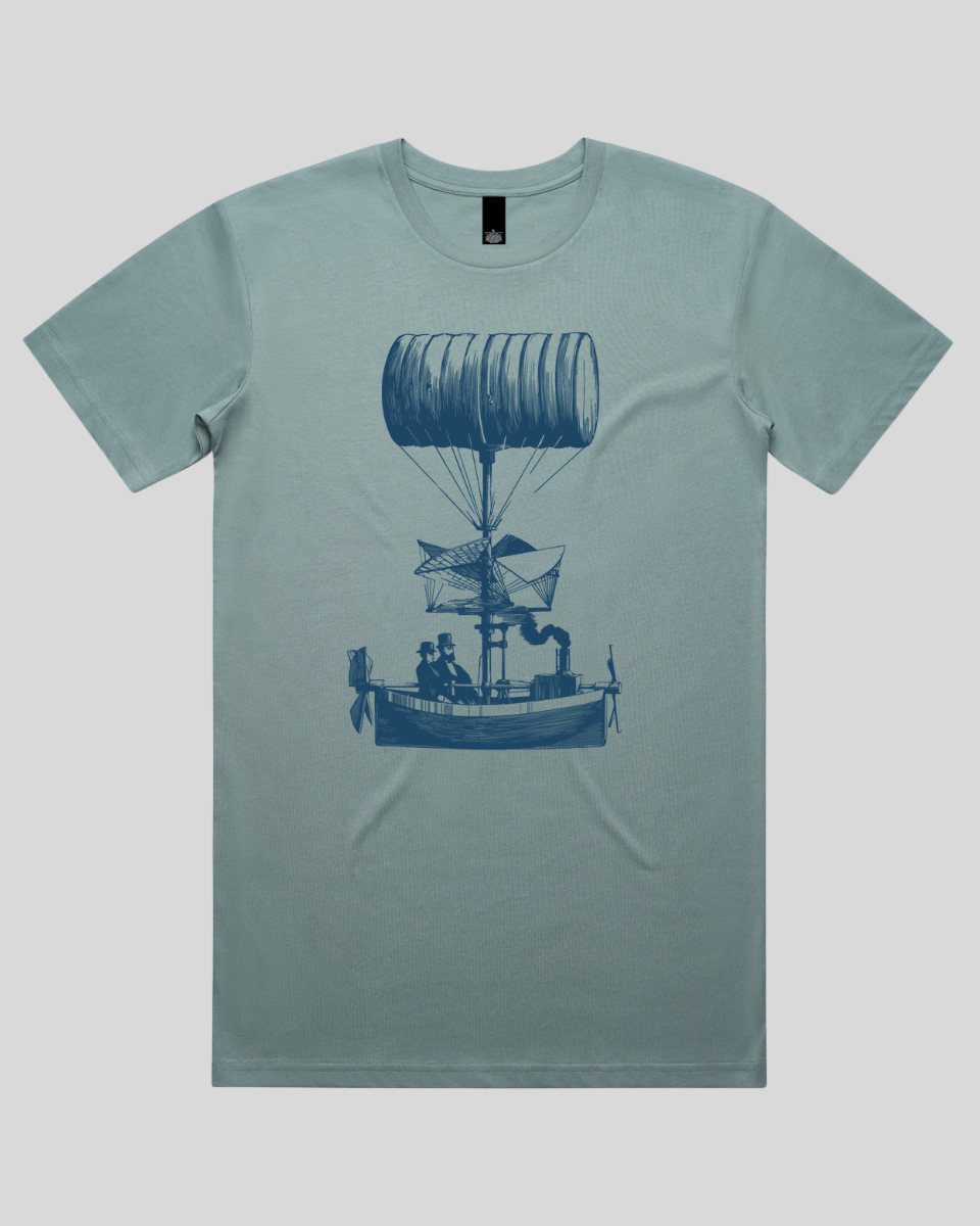 Antique Balloon Boat Men's T-Shirt