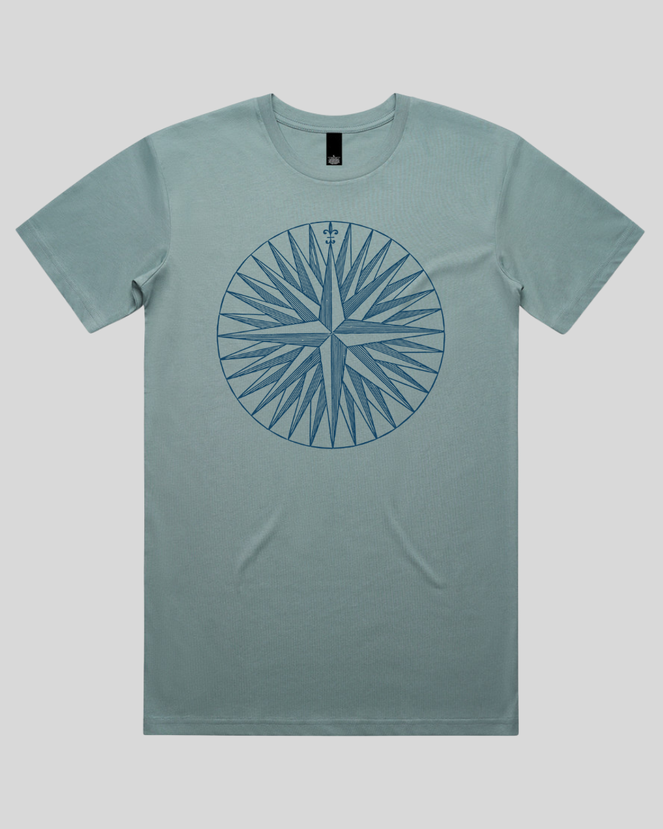 Explorer's Compass Wheel Men's T-Shirt