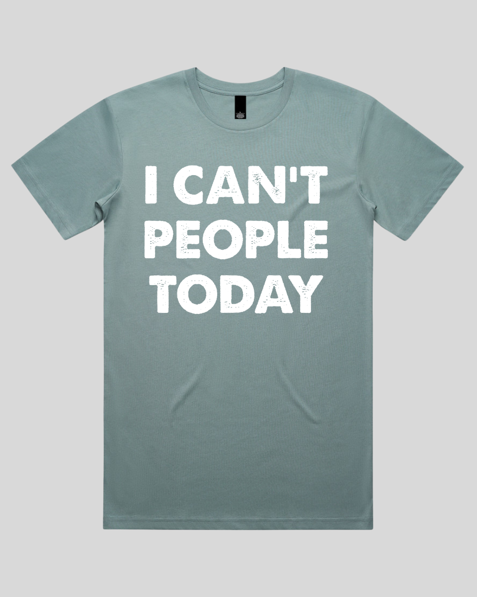 i can't people today Men's T-Shirt