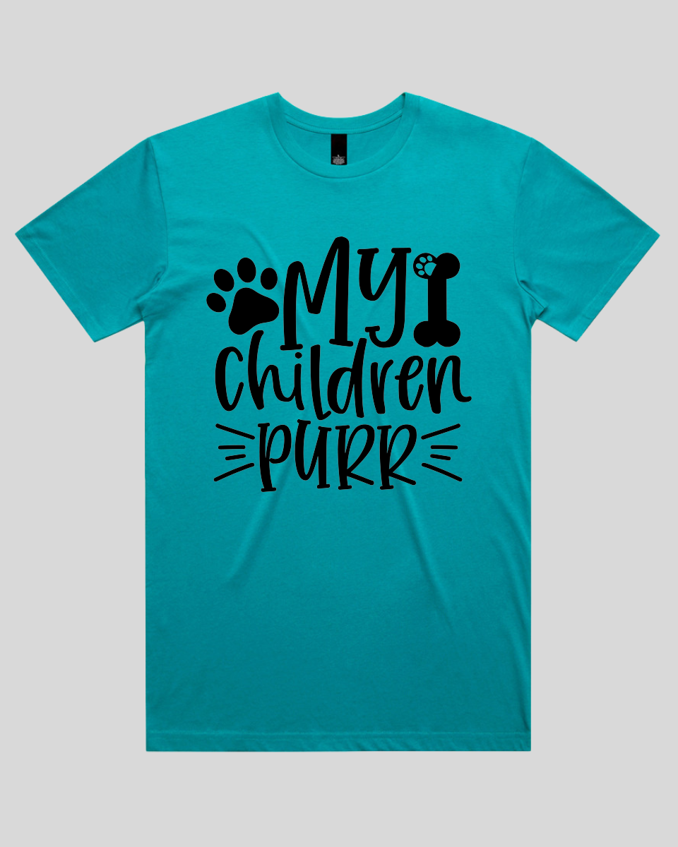 My Children Purr Men's T-Shirt