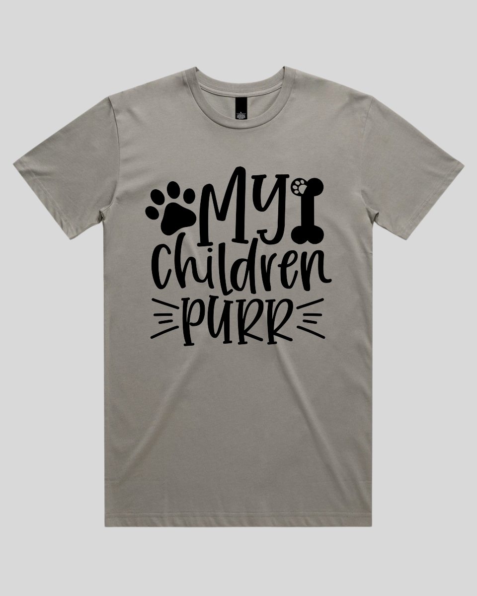 My Children Purr Men's T-Shirt