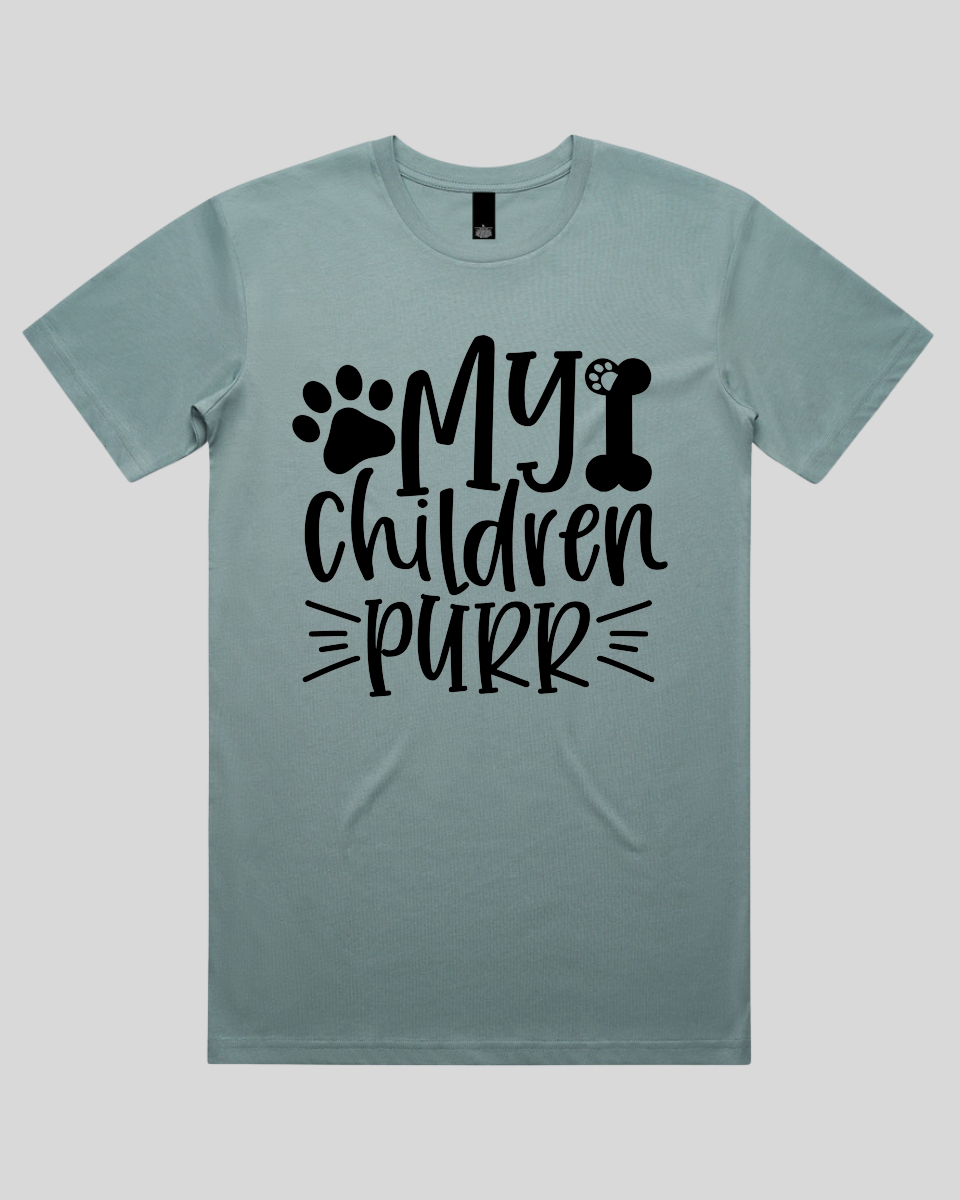 My Children Purr Men's T-Shirt