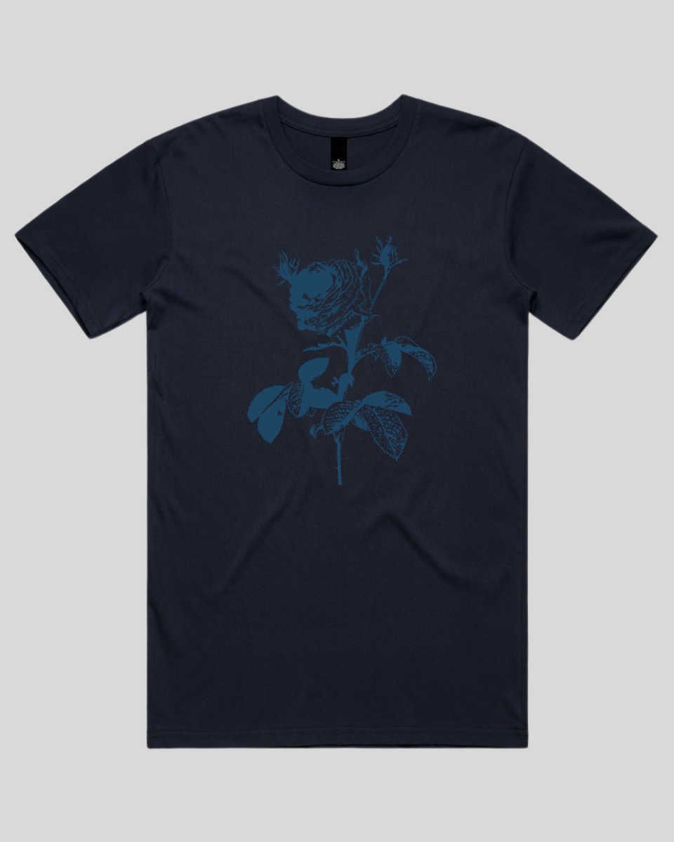 Dark Bloom Rose Men's T-Shirt