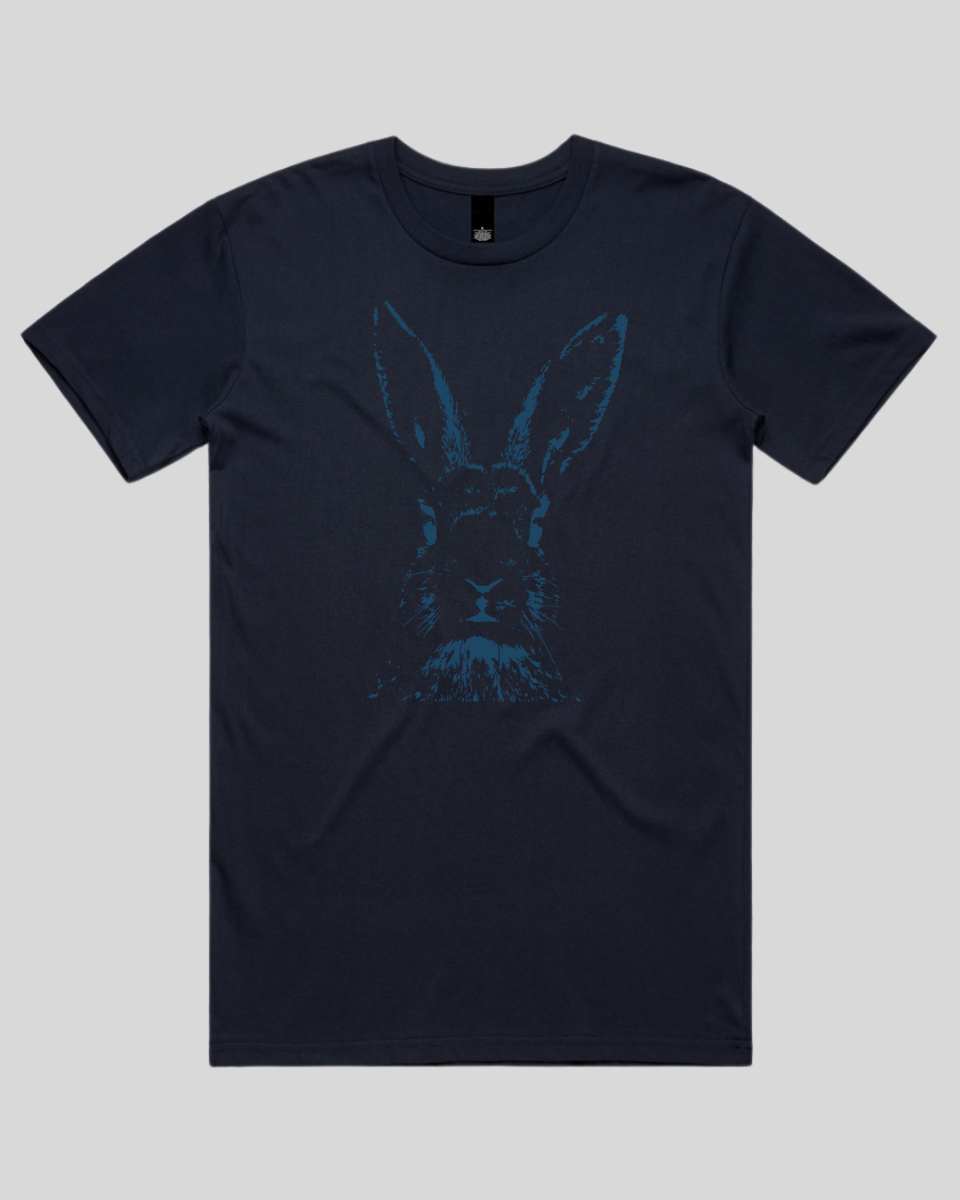 Alert Bunny Men's T-Shirt