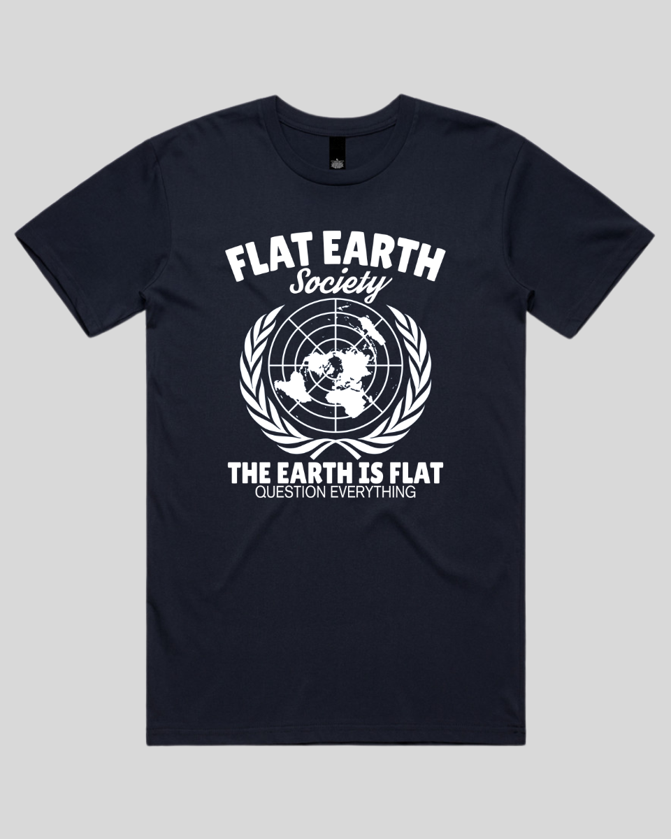 Flat Earth Society Men's T-Shirt