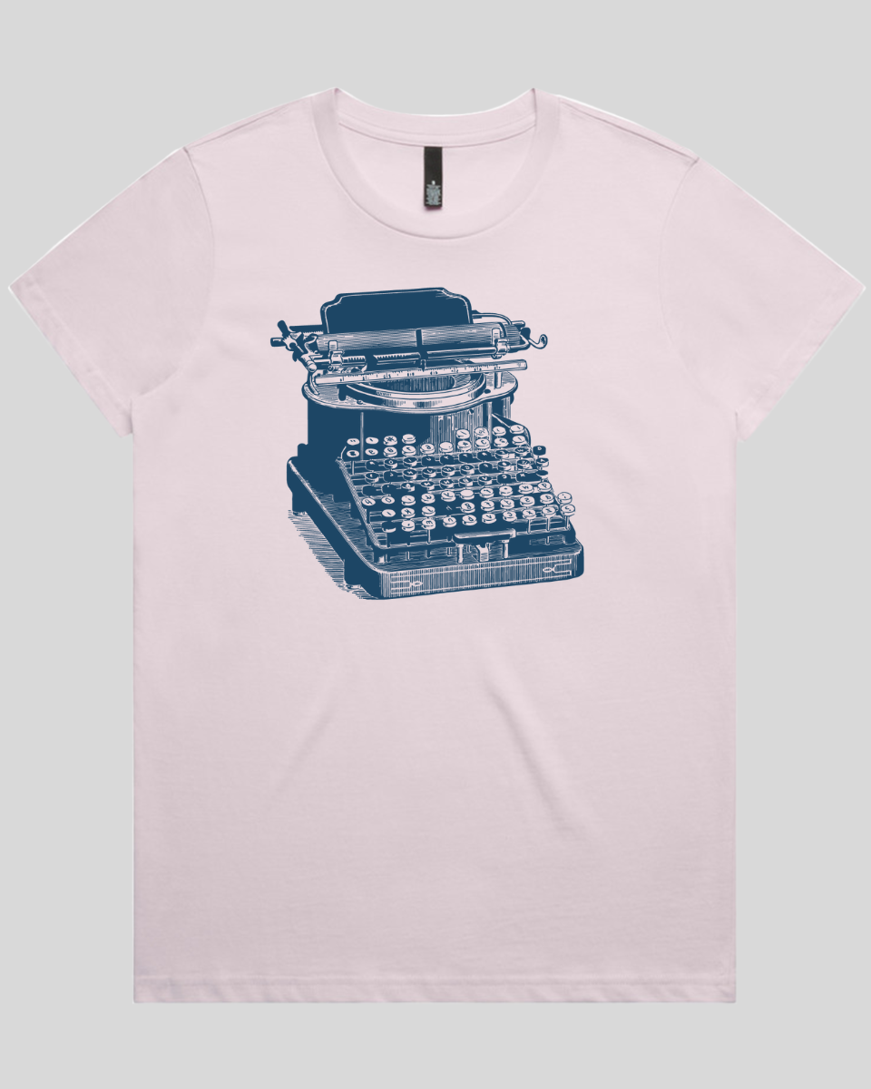 Antique Typewriter Print Women's T-Shirt