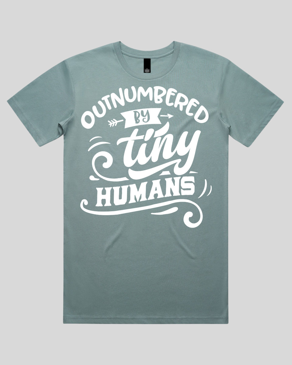 Outnumbered by tiny humans Men's T-Shirt