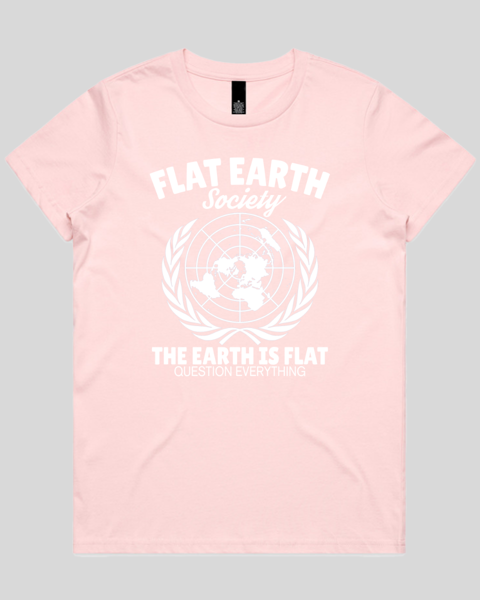 Flat Earth Society Women's T-Shirt