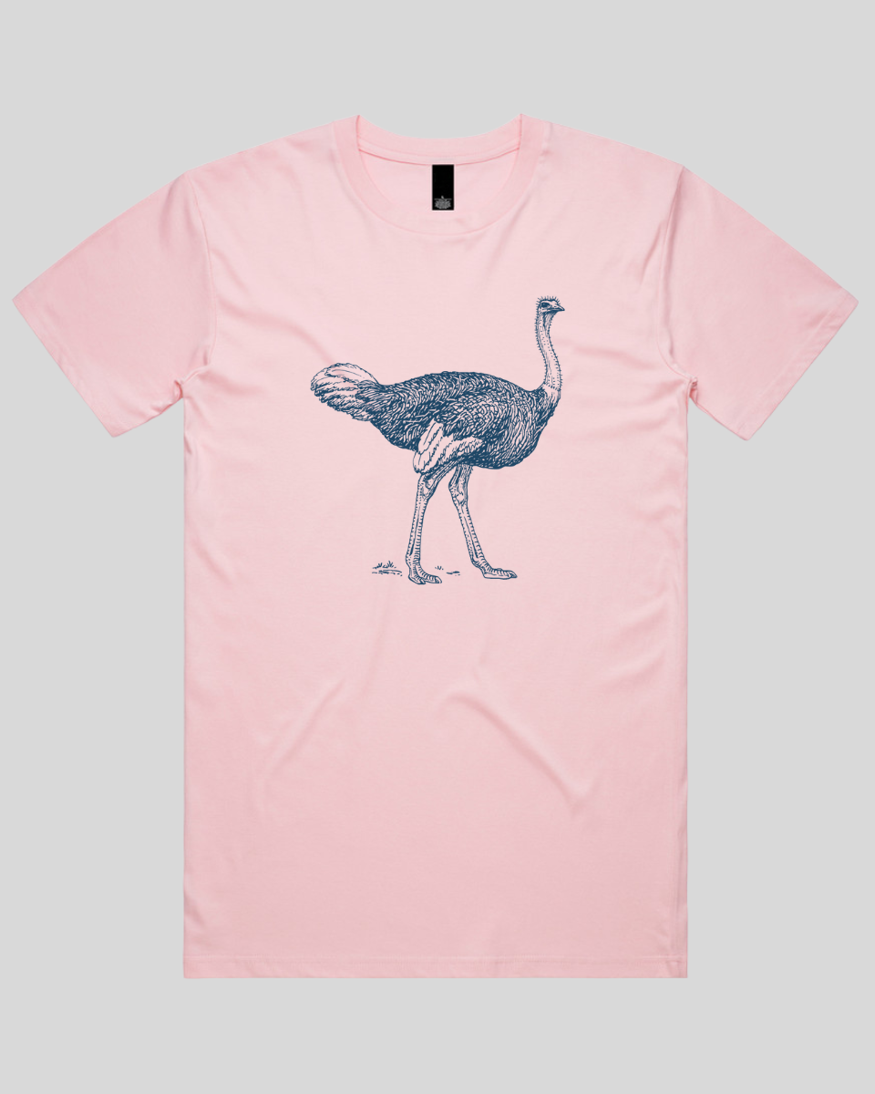 African Ostrich Walk Men's T-Shirt