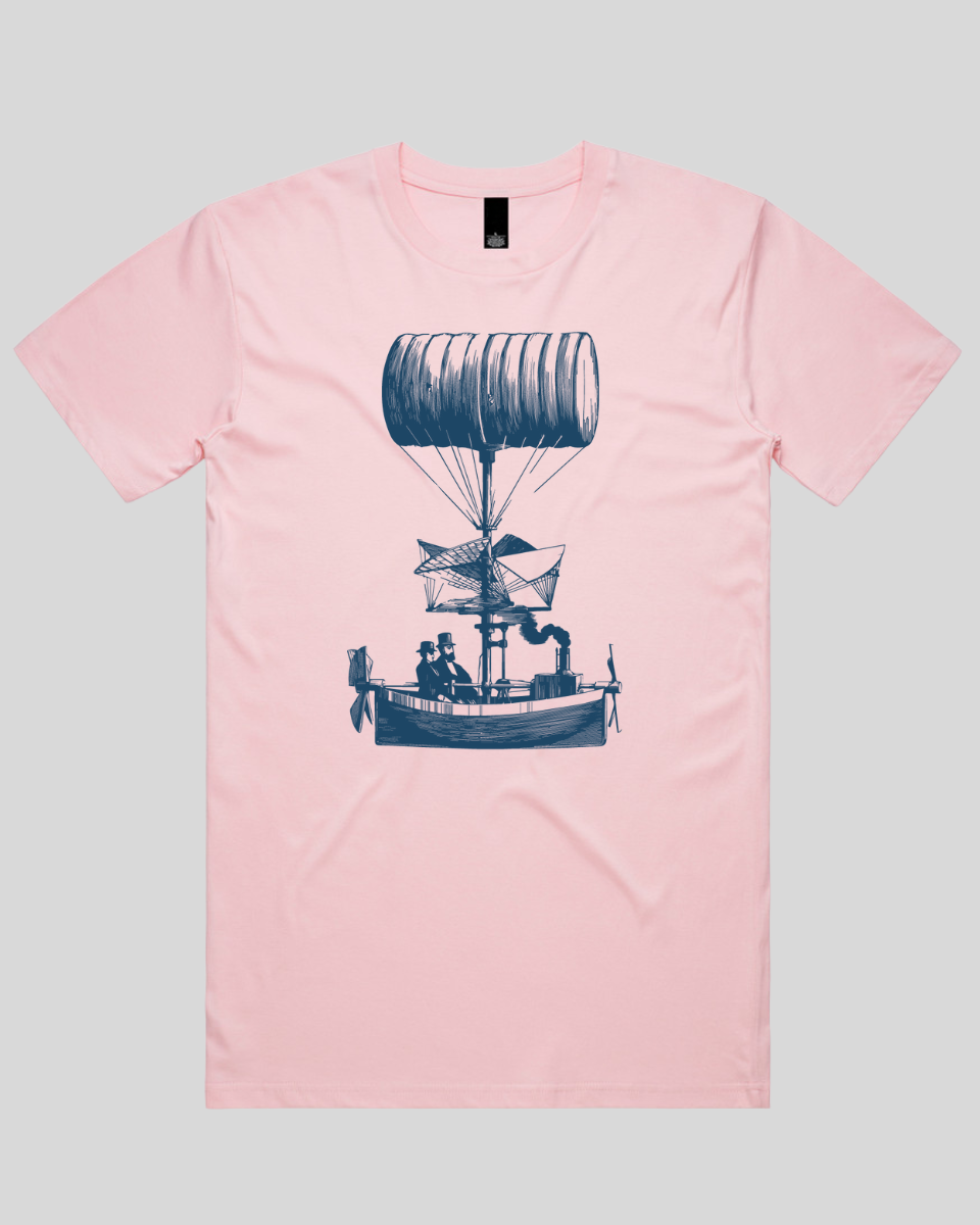 Antique Balloon Boat Men's T-Shirt