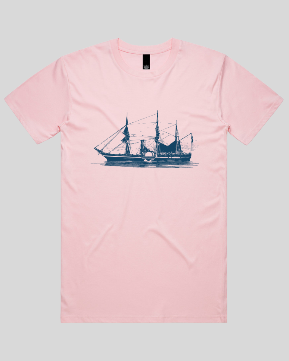 Ocean Ghost Ship Men's T-Shirt