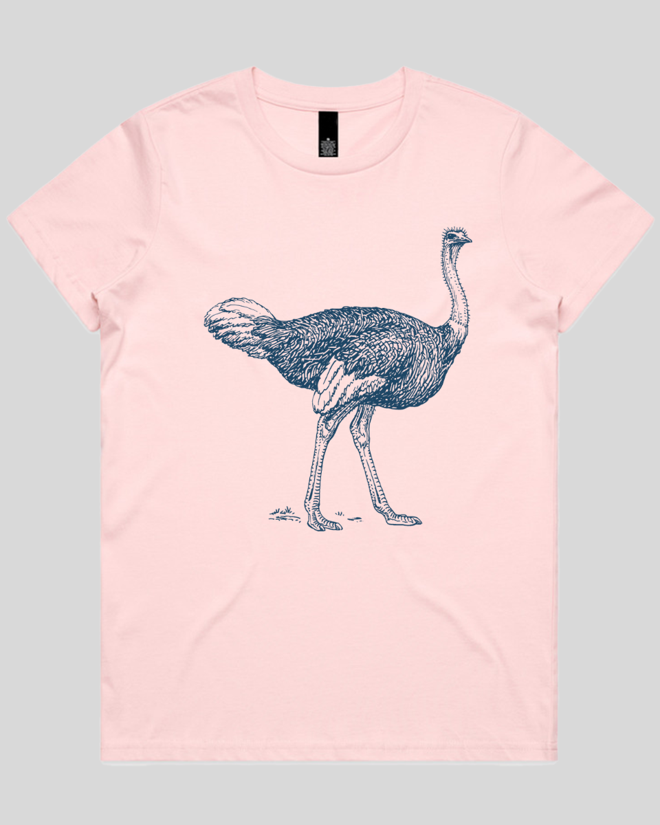 African Ostrich Walk Women's T-Shirt