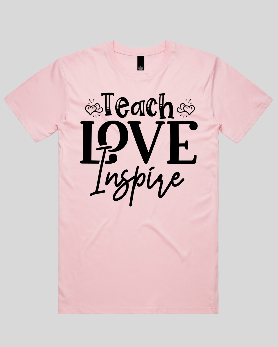 Teach love inspire  Men's T-Shirt