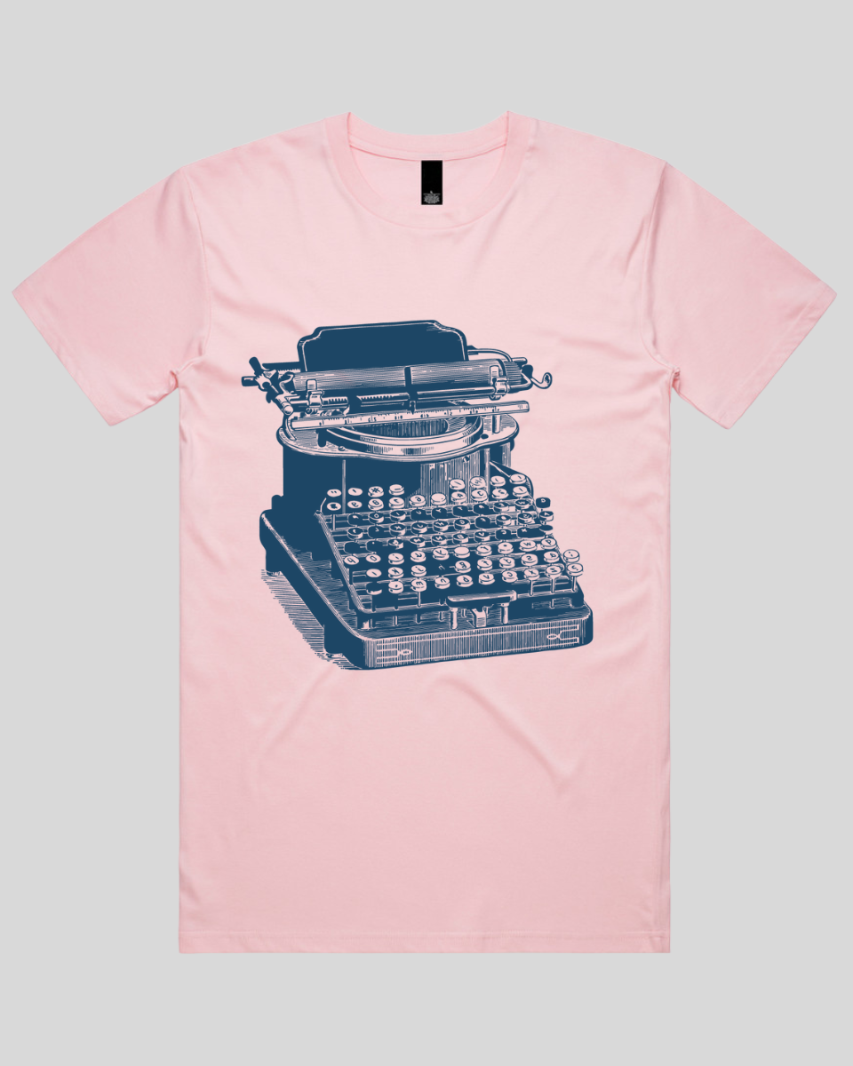 Antique Typewriter Print Men's T-Shirt
