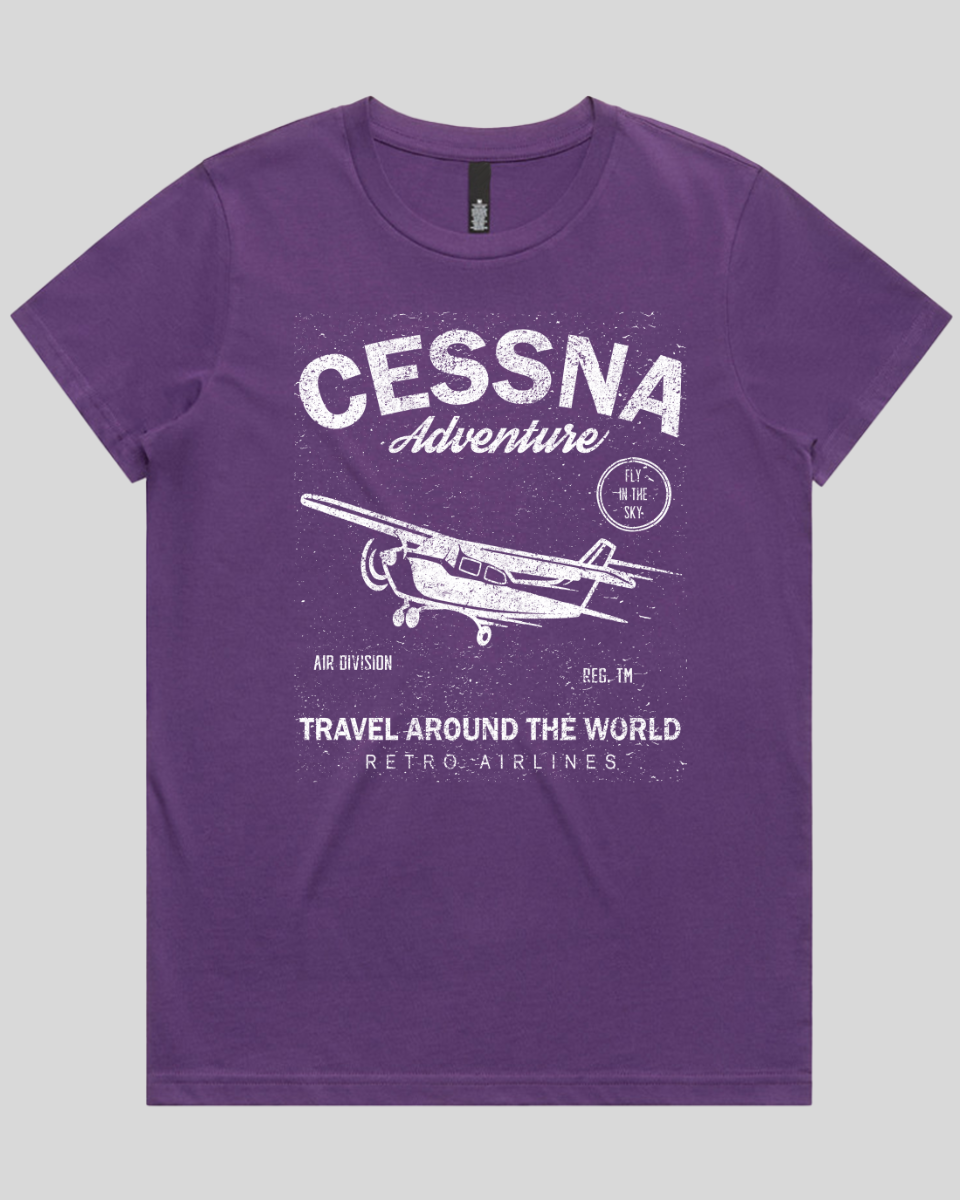 Cessna Distressed Women's T-Shirt