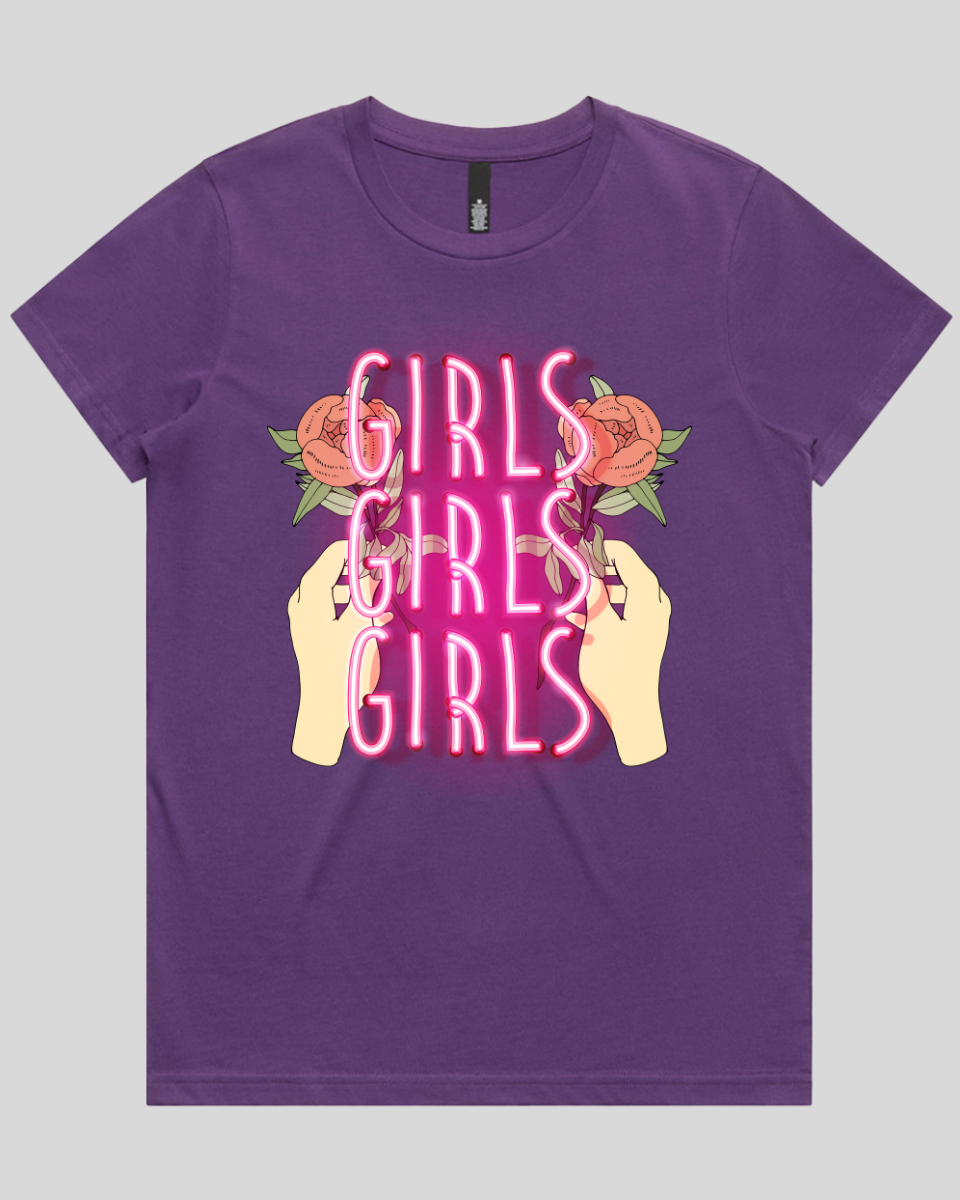 Girls Girls Girls Women's T-Shirt