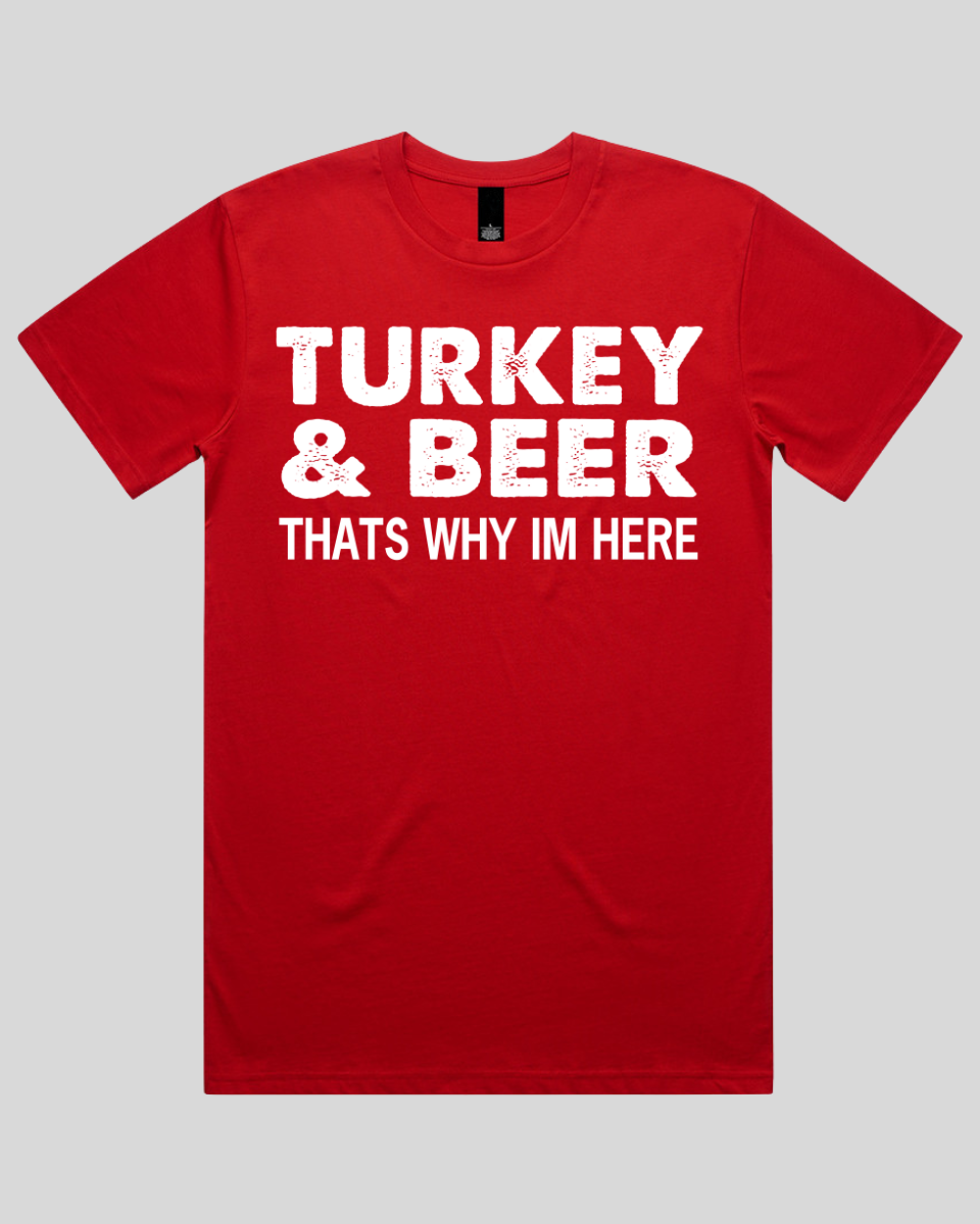Turkey & Beer Men's T-Shirt