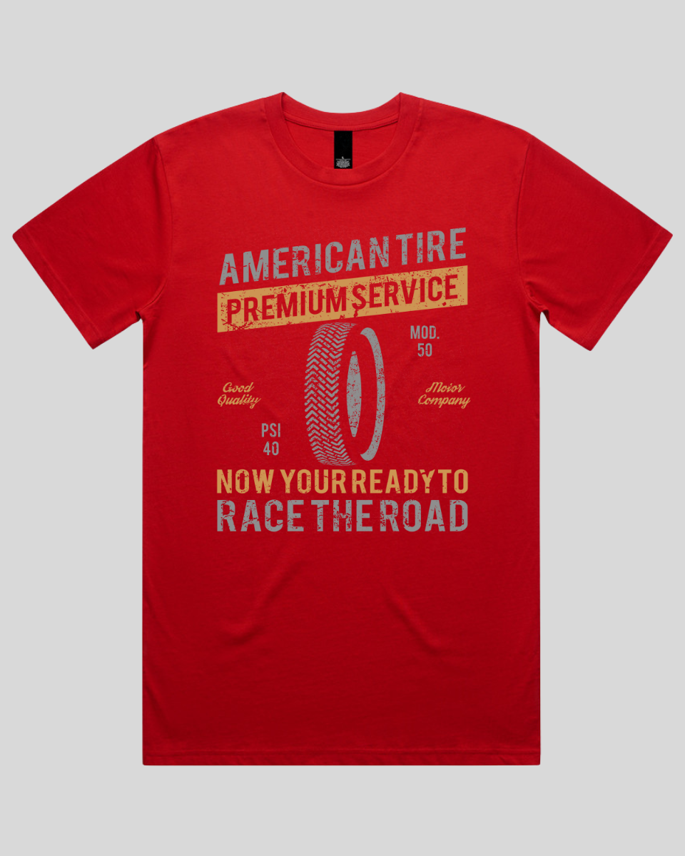 American Tire Distressed Men's T-Shirt