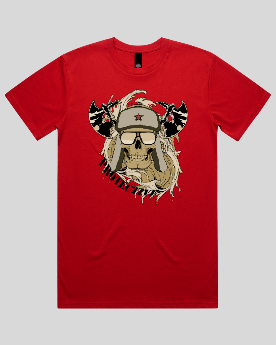 Proactive War Skull Men's T-Shirt