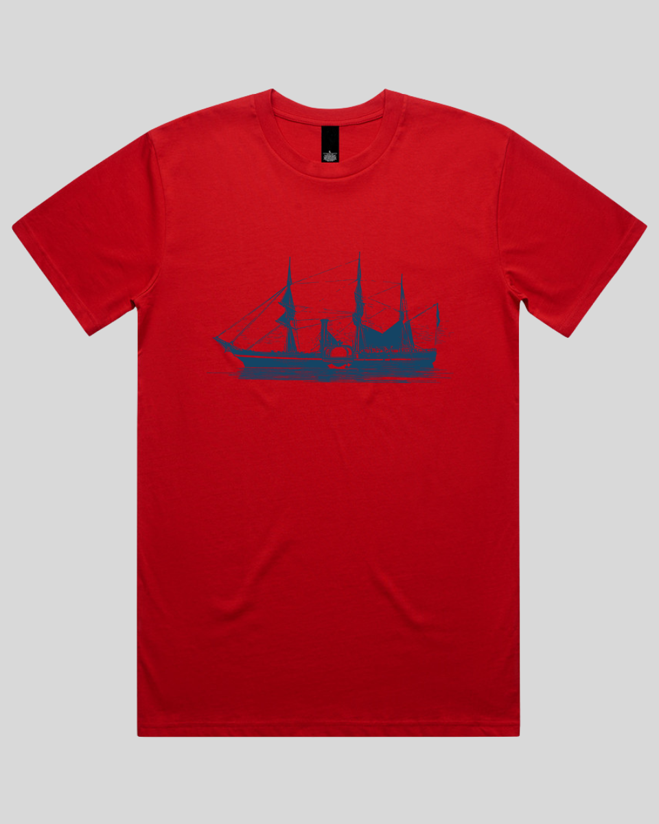 Ocean Ghost Ship Men's T-Shirt
