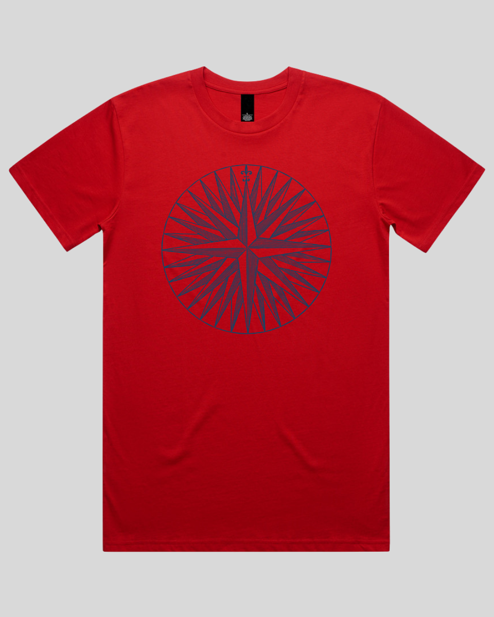 Explorer's Compass Wheel Men's T-Shirt