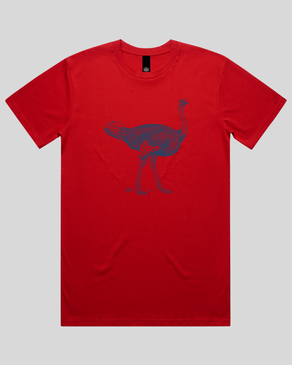 African Ostrich Walk Men's T-Shirt