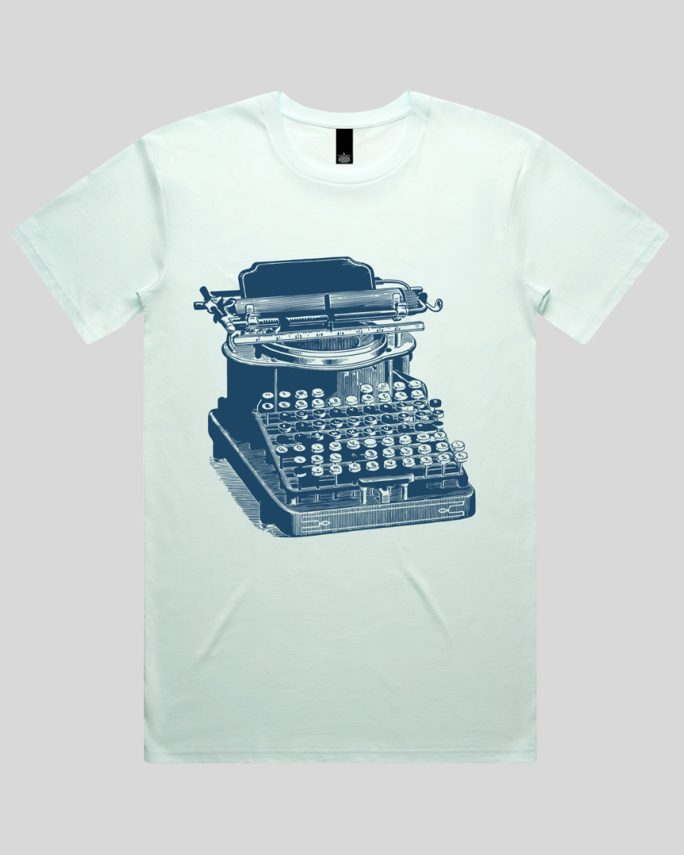 Antique Typewriter Print Men's T-Shirt