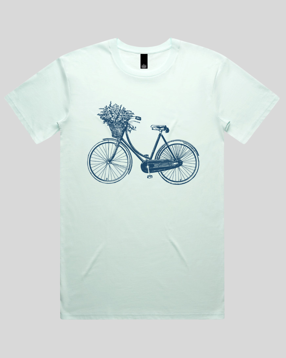 Bike-with-Flowers 2 Men's T-Shirt