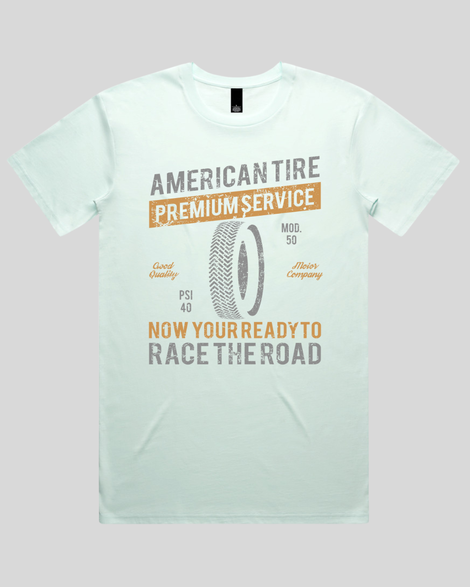 American Tire Distressed Men's T-Shirt