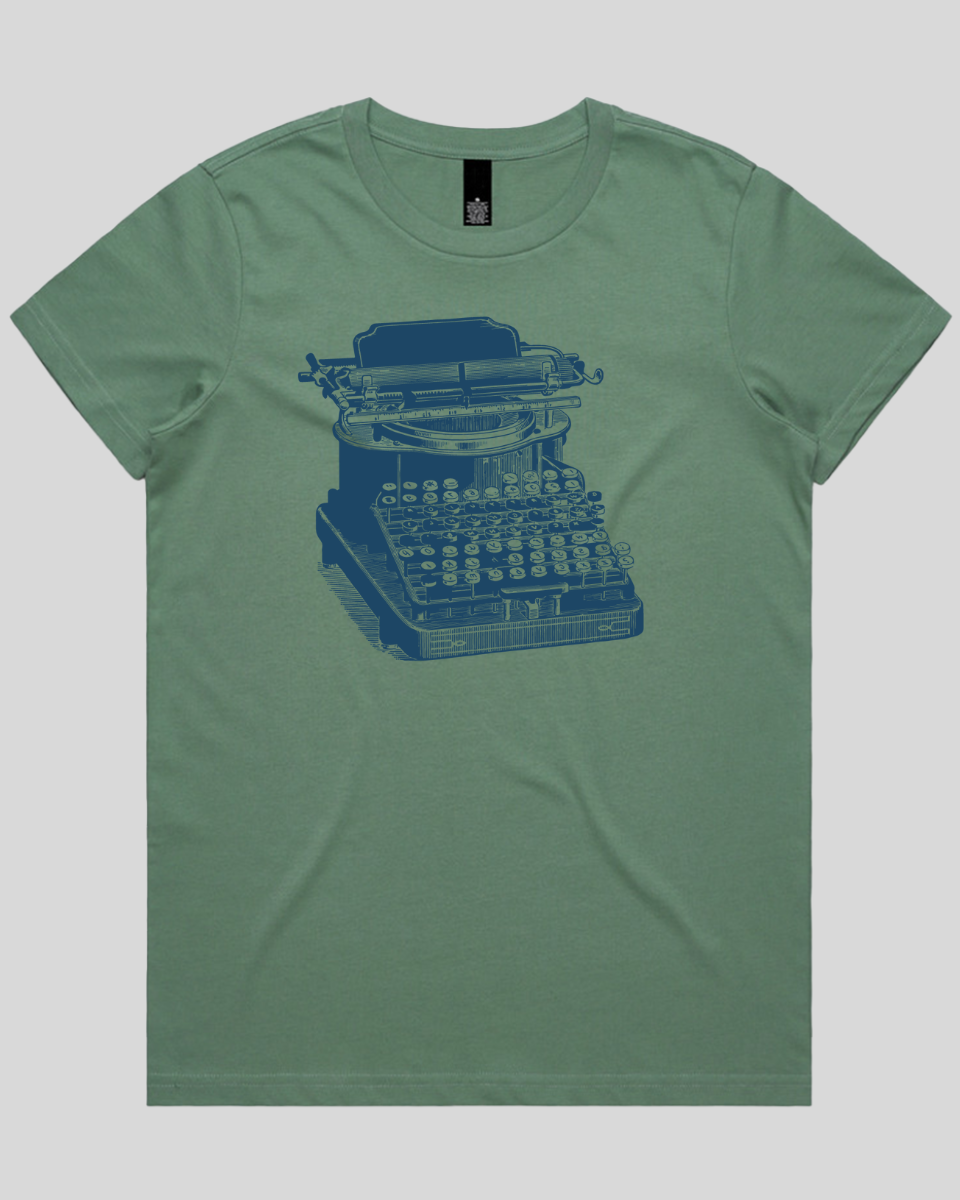 Antique Typewriter Print Women's T-Shirt
