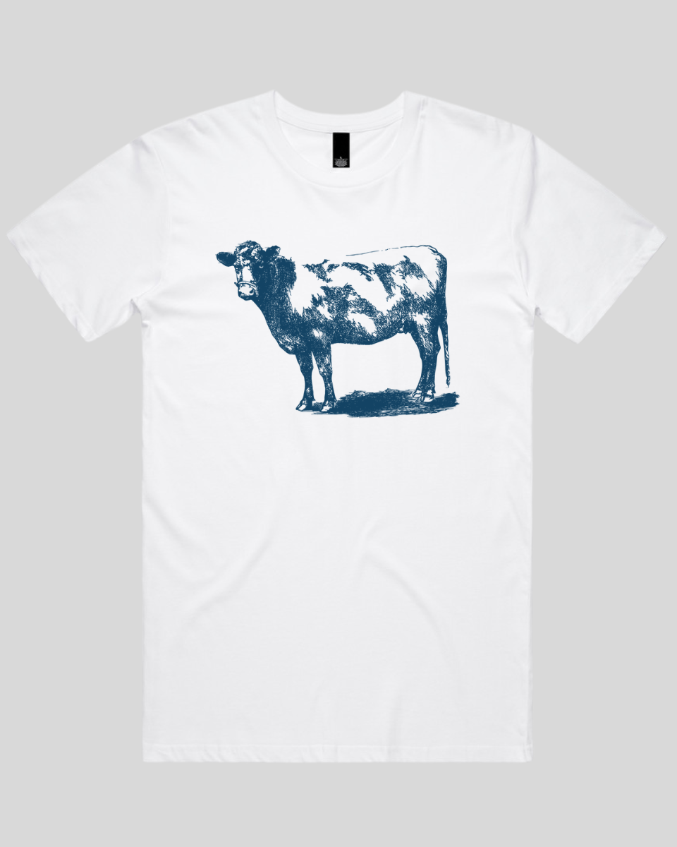 Vintage Farm Cow Men's T-Shirt