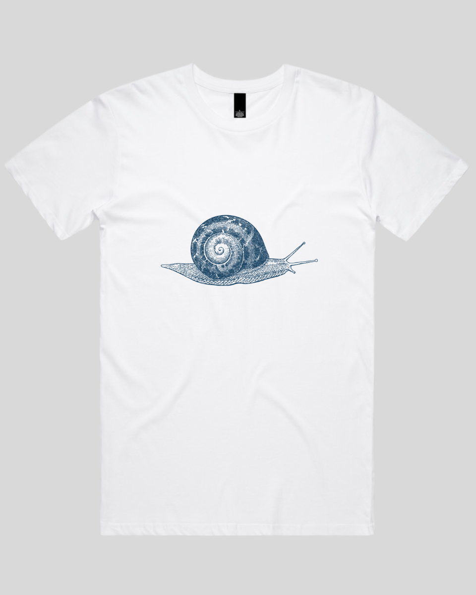 Spiral Snail Crawl Men's T-Shirt