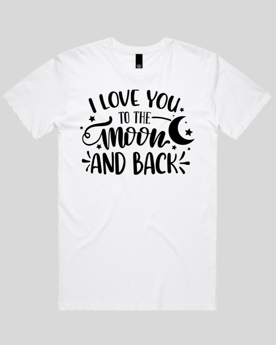 I Love You To The Moon And Back Men's T-Shirt