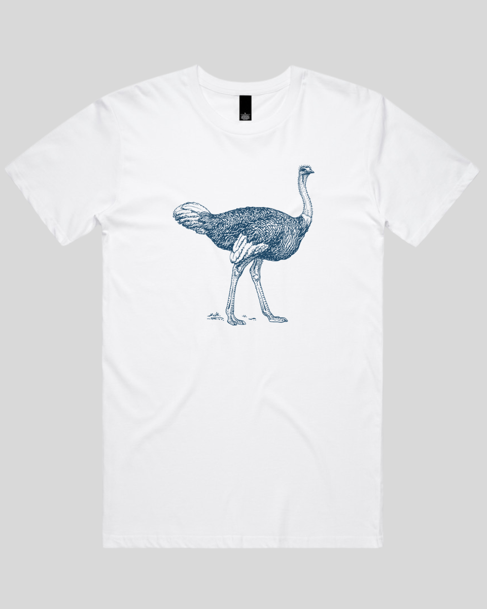 African Ostrich Walk Men's T-Shirt