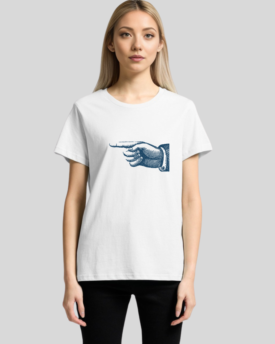Pointing Finger 2 Women's T-Shirt