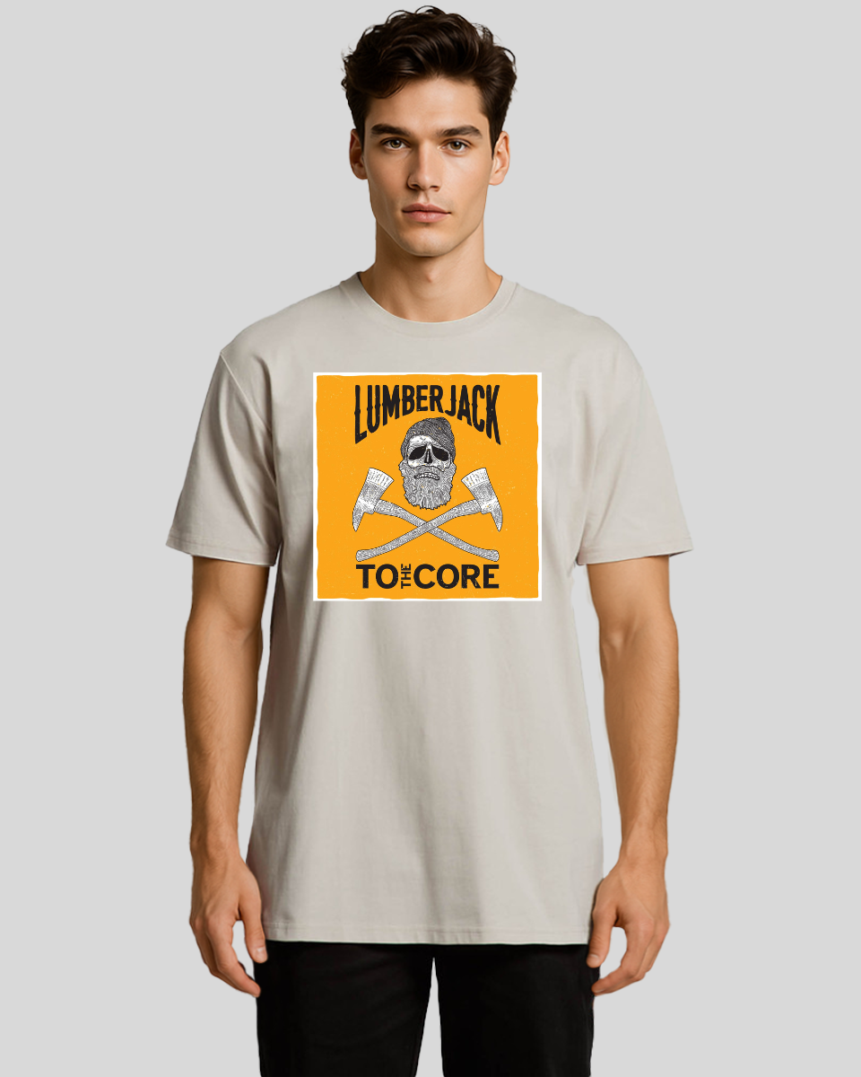 Lumberjack skull 3 Men's T-shirt